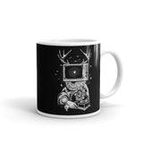 Galaxy Queen White glossy mug