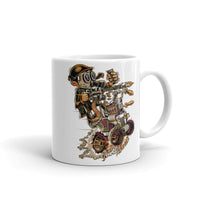 Warrior White glossy mug