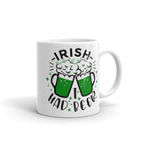 Irish I Had a Beer White glossy mug