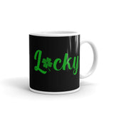 Lucky White glossy mug