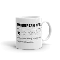 Mainstream Media White glossy mug