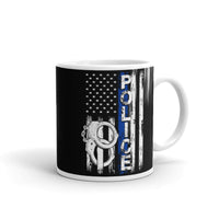 Police White glossy mug