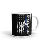 Police White glossy mug