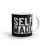 Self Made White glossy mug