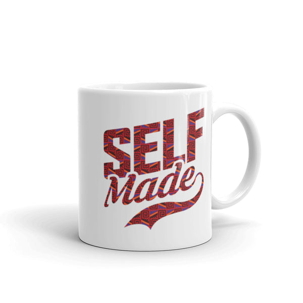 Self Made White glossy mug