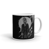 Cage Head White glossy mug