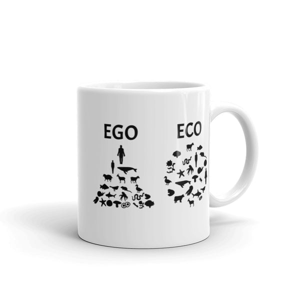 Ego Eco White glossy mug