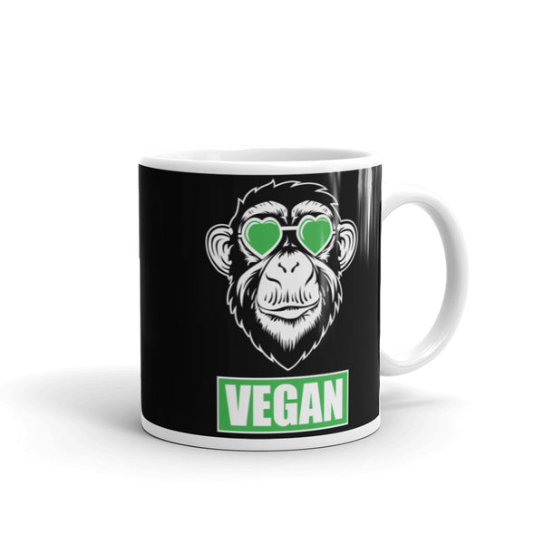 Vegan White glossy mug