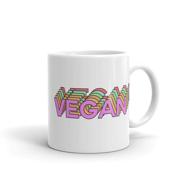 Vegan White glossy mug