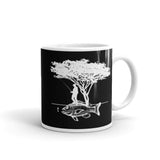 Fisherman White glossy mug