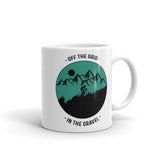 Off the Grid White glossy mug