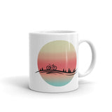 Bike White glossy mug