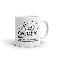 Cycopath White glossy mug