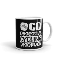 Obsessive Cycling Disorder White glossy mug