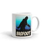 Bigfoot White glossy mug