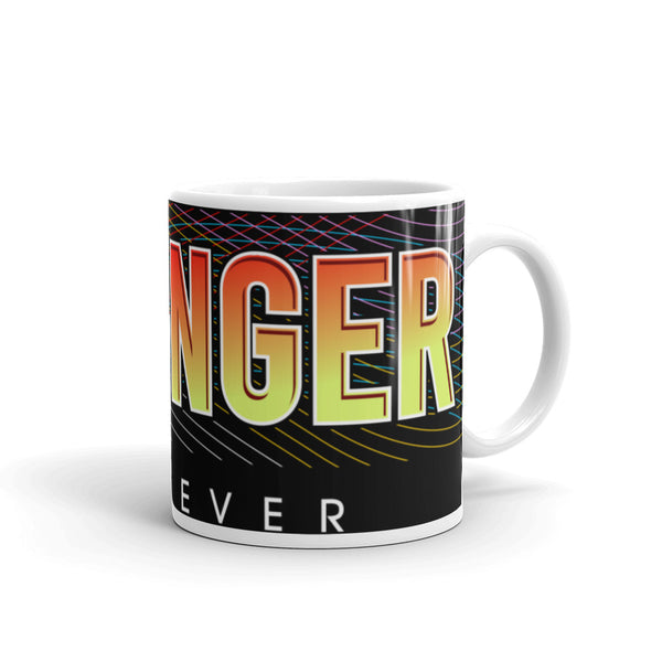 Stronger Than Ever White glossy mug