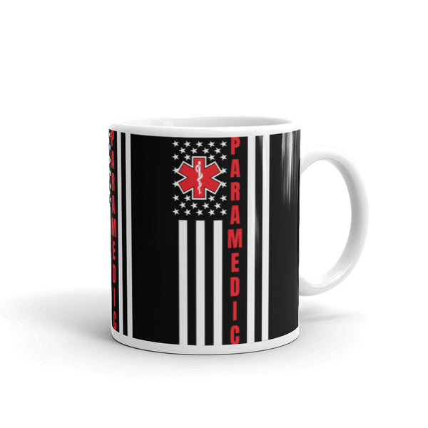 Paramedic 3 White glossy mug