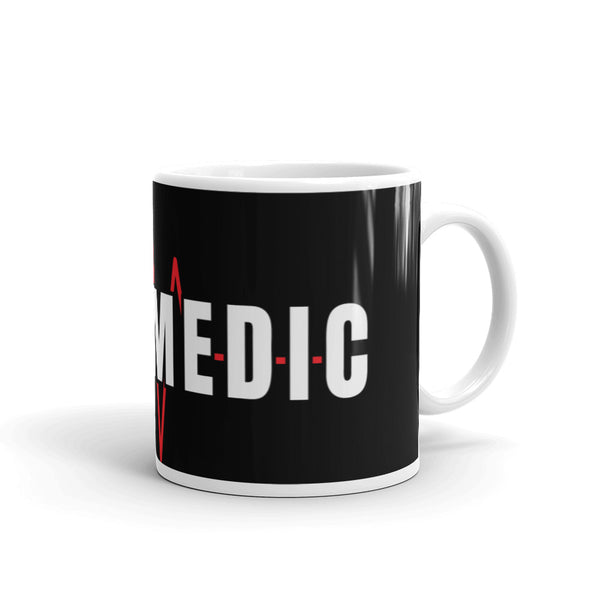 Paramedic 4 White glossy mug