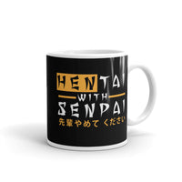 Hentai with Senpai White glossy mug