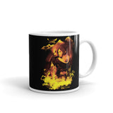 Geisha White glossy mug