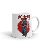 Samuri (Bushido) White glossy mug