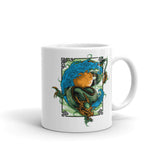 Dragon White glossy mug