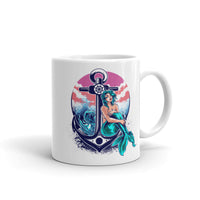 Mermaid White glossy mug