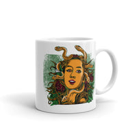 Medusa White glossy mug