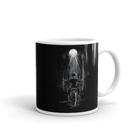 Night Rider White glossy mug