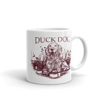 Duck Dog White glossy mug