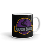 Jurassic Snake White glossy mug