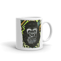 Gorilla White glossy mug