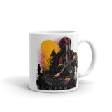 Firefighter White glossy mug