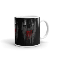 Skull Rust White glossy mug