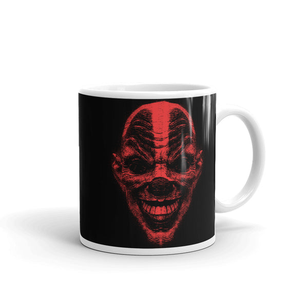 Killer Clown White glossy mug