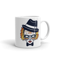 Calabera 5 White glossy mug