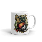 Dead Pirate White glossy mug