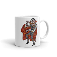 Dracula White glossy mug