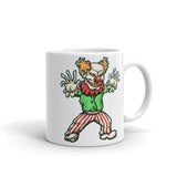 Evil Clown White glossy mug