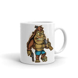 Killer Kong White glossy mug