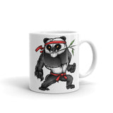 Kung Fu Panda White glossy mug