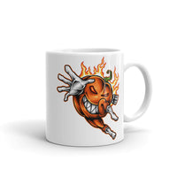 Pumpkin Hero White glossy mug