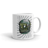 Space Ogre White glossy mug