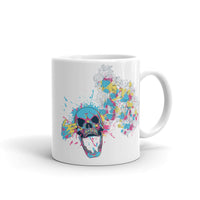 Skull Shot White glossy mug