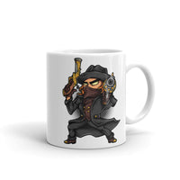 Vampire Hunter White glossy mug