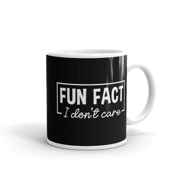 Fun Fact White glossy mug