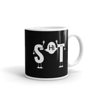 S Hi T White glossy mug