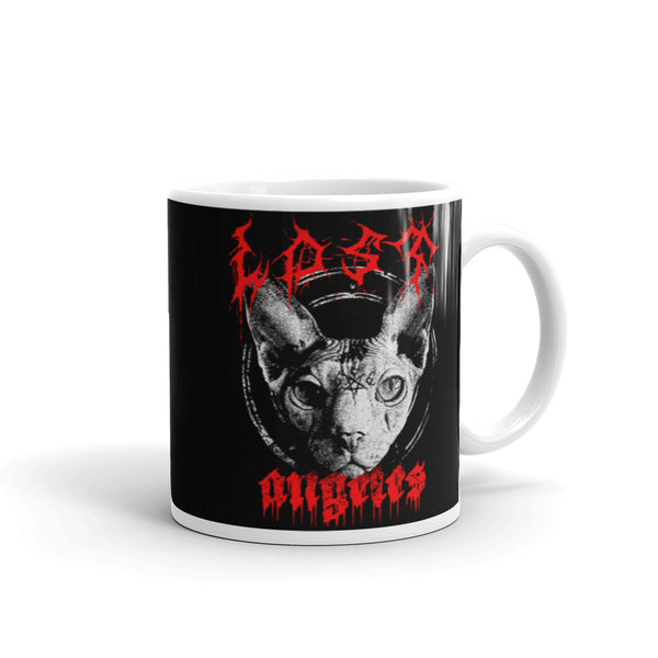 Lost Angeles White glossy mug