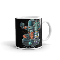 Astronaut Buddy White glossy mug