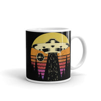 UFO White glossy mug